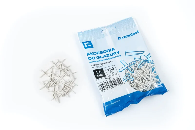 Krzyżyki dystansowe do glazury 1mm – 150szt.