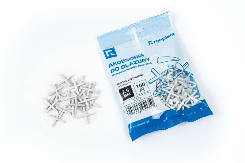 Krzyżyki dystansowe do glazury 2.5mm