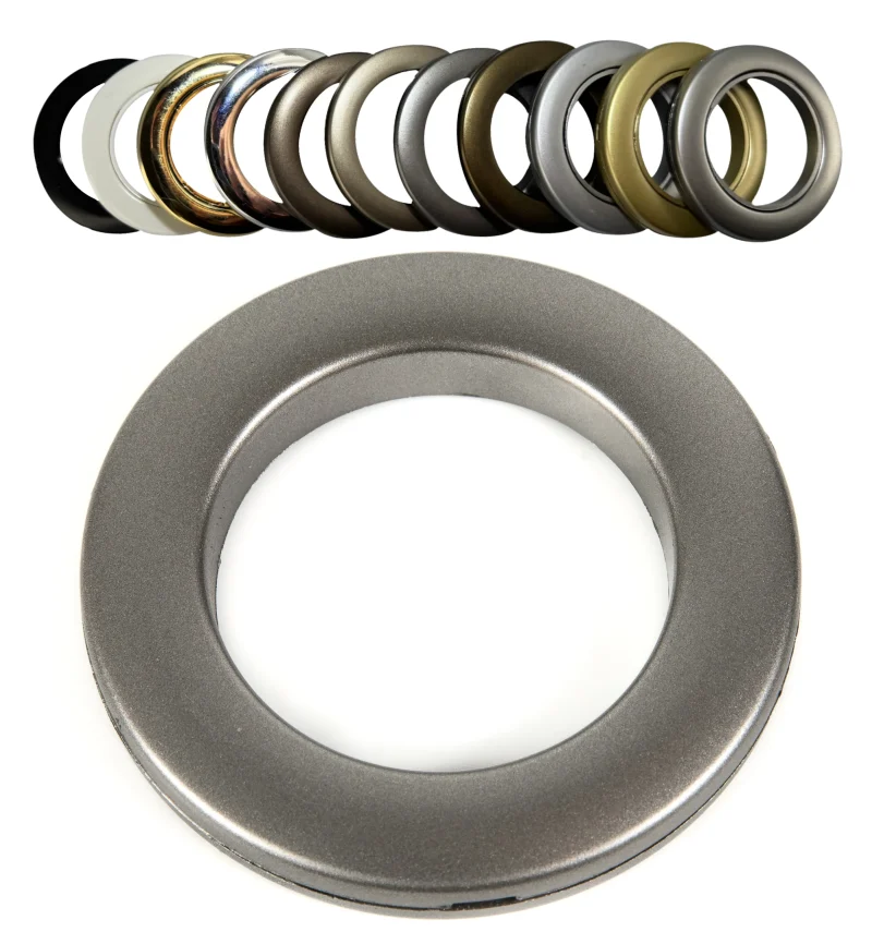 Grafit przelotki plastikowe 55x80mm do firan i zasłon