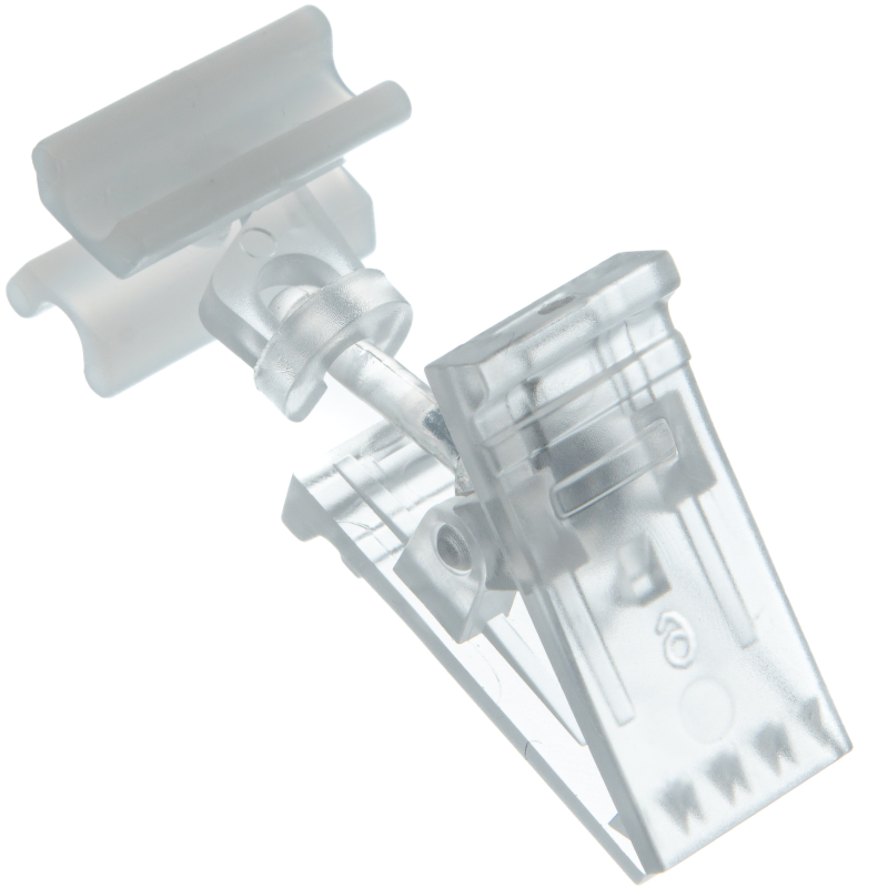 Transparentna obrotowa żabka ze ślizgiem żabka do szyny aluminiowej