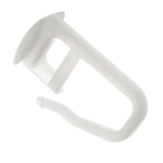 Agrafka ze ślizgiem SLIM do szyn i karniszy aluminiowych oraz PCV