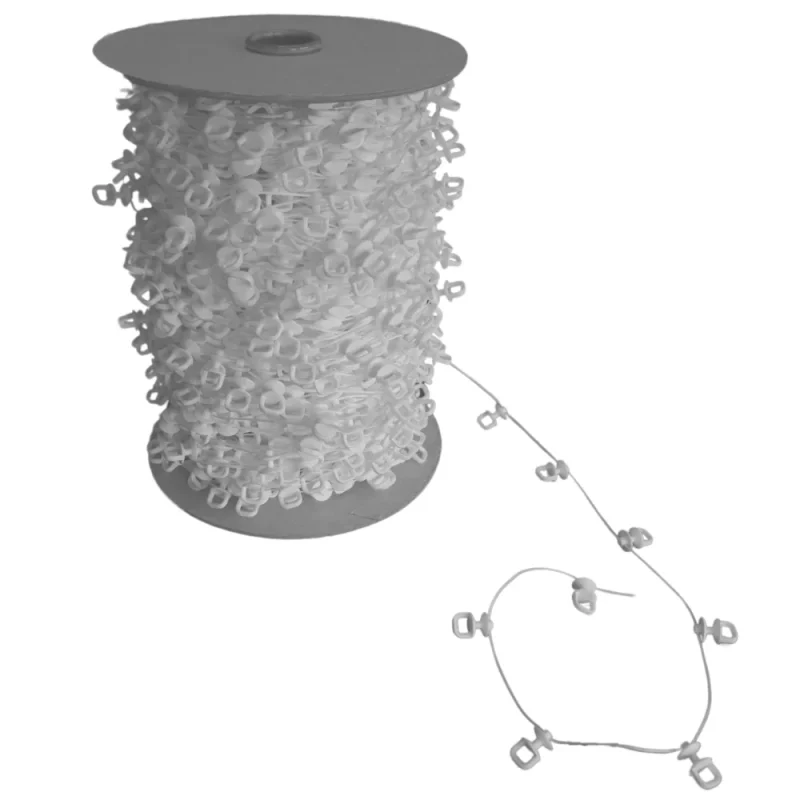 Biały Ślizg na sznurku do systemu Wave 6cm PCV + ALU