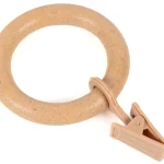 Kółka drewnopodobne EKO z żabką Buk Ø37mm