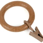 Kółka drewnopodobne EKO z żabką Dąb Ø37mm