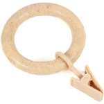 Kółka drewnopodobne EKO z żabką sosna Ø37mm