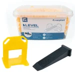 System do poziomowania płytek 1 mm Klipsy + Kliny