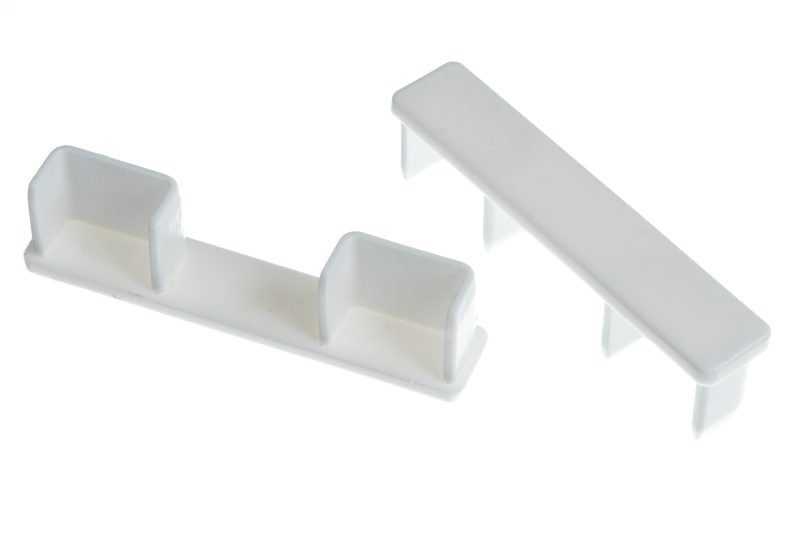 0913_02 Zaślepka do szyny dwutorowej aluminiowej ALU