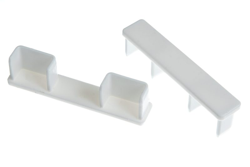 0913_02 Zaślepka do szyny dwutorowej aluminiowej ALU